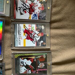 Autographed hurricanes  Trading Cards Set